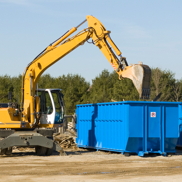 what are the rental fees for a residential dumpster in Bardwell